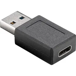USB-C 3.0 Adapter, C Buchse - A Stecker, schwarz