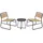 casa.pro Bistroset Brienza 3-tlg. Beige