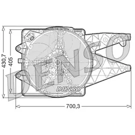 Denso Lüfter, Motorkühlung DER01020