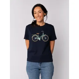 wat? APPAREL T-Shirt Mint Bike in Dunkelblau | Gr.: 44
