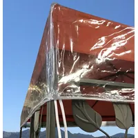 Quick Star Pavillon-Schutzhülle, für 300x400 cm farblos Pavillon-Schutzhülle Zelte