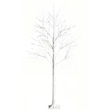 Costway Weihnachtsbaum Künstlicher Weiß 180 cm