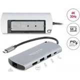DeLock - Dockingstation - USB-C - HDMI - GigE