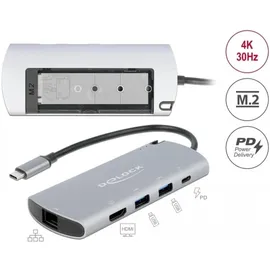 DeLock - Dockingstation - USB-C - HDMI - GigE