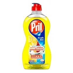 Pril Kraft-Gel Handspülmittel PFZ4 , 500 ml - Flasche, Zitrone
