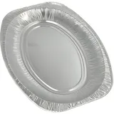 Papstar Starpak Servierplatten, Alu oval 35 cm x 24,5 cm