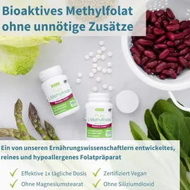 Igennus Reine Folsäure als L-Methylfolat Tabletten 180 St.
