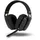 Krom Kanji Wireless negro (Kabelgebunden, Kabellos), Gaming Headset, Schwarz