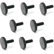 Ganter Normelemente Rändelschrauben (niedrige Form) DIN 653-M6-16 8 Stück