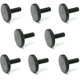 Ganter Normelemente Rändelschrauben (niedrige Form) DIN 653-M6-16 8 Stück