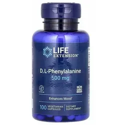 Life Extension D, L-Phenylalanin 500 mg 100 St