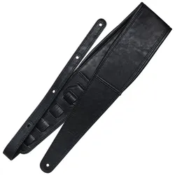 Richter Springbreak III Leatherette Gitarrengurt Black - Gitarrengurt