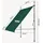 pro.tec Klemmmarkise Stem 250 x 309 cm dunkelgrün