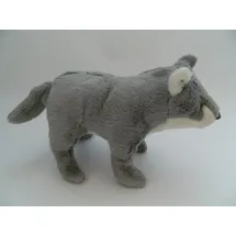 cornelißen natierliche geschenke Kuscheltier Wolf 25 cm Grau