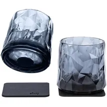 silwy Magnet, Tumbler, Kunststoff, 250ml, 2er Set, grau