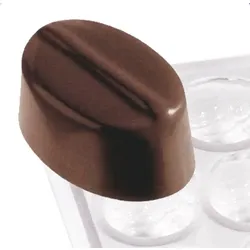 Contacto Pralinenform Oval mit Linie