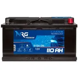 NRG Premium Autobatterie 12V 110AH 910A/EN Batterie ersetzt 100AH 95AH