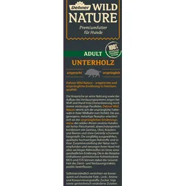 Dehner Wild Nature Hundefutter Unterholz, Trockenfutter getreidefrei / zuckerfrei, für Hunde, Wildschwein, 12 kg