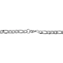 Adelia's Figarokette Edelstahl Silber 75