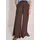 Cecil Stoffhose CECIL, Damen, Gr. XL Länge 32, braun cacao, Stoff, 100% Viskose, unifarben, Loose Fit, lang, Hosen Stoffhose, mit Elastikbund