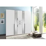 WIMEX Drehtürenschrank Vanea 225 x 208 x 58 cm Weiß