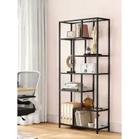 VASAGLE Bücherregal 6 Ablagen 0 x 0 x 0 cm Schwarz