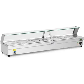 Royal Catering Bain Marie 5 x GN 1/2 Ablasshahn
