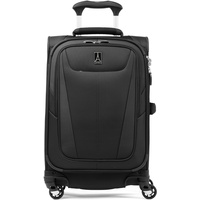Travelpro Maxlite 5 Softside erweiterbares Handgepäck mit 4 Spinnerrädern, Leichter Koffer, Herren und Damen, Schwarz, kompaktes Handgepäck 51 m