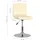 vidaXL Esszimmerstühle 2 Stk. Drehbar Creme Stoff