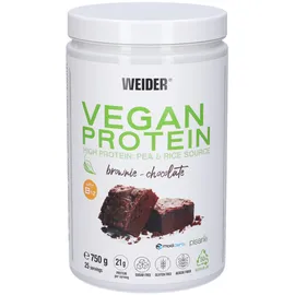 Weider Veganes Protein Schokolade Brownie Pulver 750 g