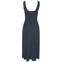 vivance by lascana Midikleid Unifarben Nachtblau 34