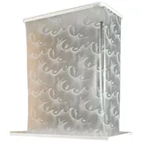 ECO-DuR,4024879010539,1 Paar Ersatzvorhänge ECK Duschrollo 134x62 cm - Ocean weiß