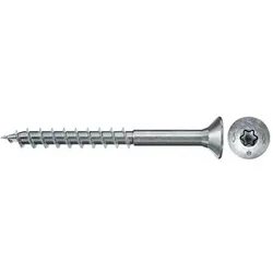 fischer 670016, Schraube, Metall, Holz, Allgemeiner Nutzen, Teilgewinde, Flachko