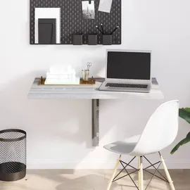 vidaXL Wand-Klapptisch 100 x 60 x 56 cm Grau