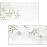 Sigel Weihnachtsbriefumschläge Christmas Timber DIN lang ohne Fenster