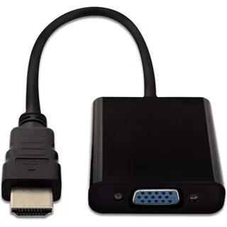 V7 HDMI to VGA Black ADAPTOR HDMI VGA Adapter Schwarz