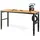 Vevor Arbeitstisch Stahl 135 x 46 x 72 - 97 cm Braun/Schwarz