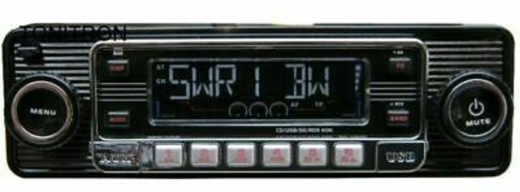 Dietz 301 Classic Oldtimer Youngtimer Retro Radio DAB+ Autoradio USB Aux schwarz