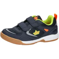 LICO Jungen Unisex Kinder Siro V Hallenturnschuhe, Marine/Lemon/Orange, 29