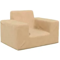 vidaXL Kindersofa vidaXL Creme weich Plüsch