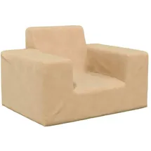 vidaXL Kindersofa vidaXL Creme weich Plüsch