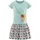 happy girls Jerseykleid vorne mit applizierter Umhängetasche mit Pailletten blau 152 EU