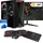 dcl24.de dcl24 Gaming PC Set komplett Intel i5 12400, RTX3050 6GB - 500GB SSD, 16GB DDR4, Gamer PC mit 6x4.4 GHz, WLAN, Monitor, Maus, Tastatur, Windows 11 Pro