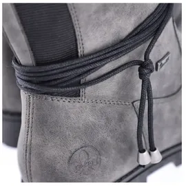 Rieker Winterstiefel, Langschaftstiefel, Stretch, Reißverschluss, mit Warmfutter grau, , 57616902-38