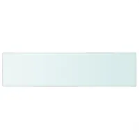 Ailgely Glasboden Glasscheibe Glasplatte, Glasregal Glasablage Wandregal Glas Bad-Regal Glas Badezimmer Regal Badablage Ablageregal für Glasregal Transparent 100 cm x 25 cm
