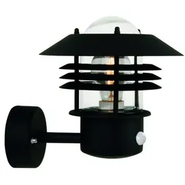 Nordlux Vejers Sensor Außenwandleuchte E27, schwarz