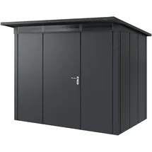 hörmann stauraumsysteme Juno Gerätehaus 2,62 x 1,66 m Anthrazitgrau