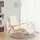 Songmics Relaxsessel SONGMICS Baumwolle 91 x 55 x 115 cm Beige mit verstellbarer Fußstütze