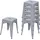 MCW Hocker MCW-A73 Metall 39 x 46 x 39 cm Grau