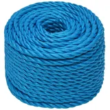 vidaXL Arbeitsseil Blau 14 mm 50 m Polypropylen